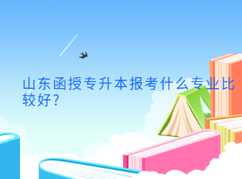 山東函授專升本報考什么專業(yè)比較好?