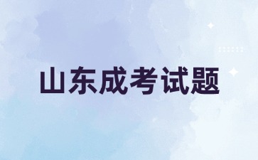 2024年山東成考高起點《語文》古詩詞專項練習題及答案2-2