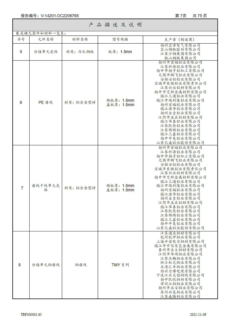 密集型母線槽型式試驗(yàn)報(bào)告_07