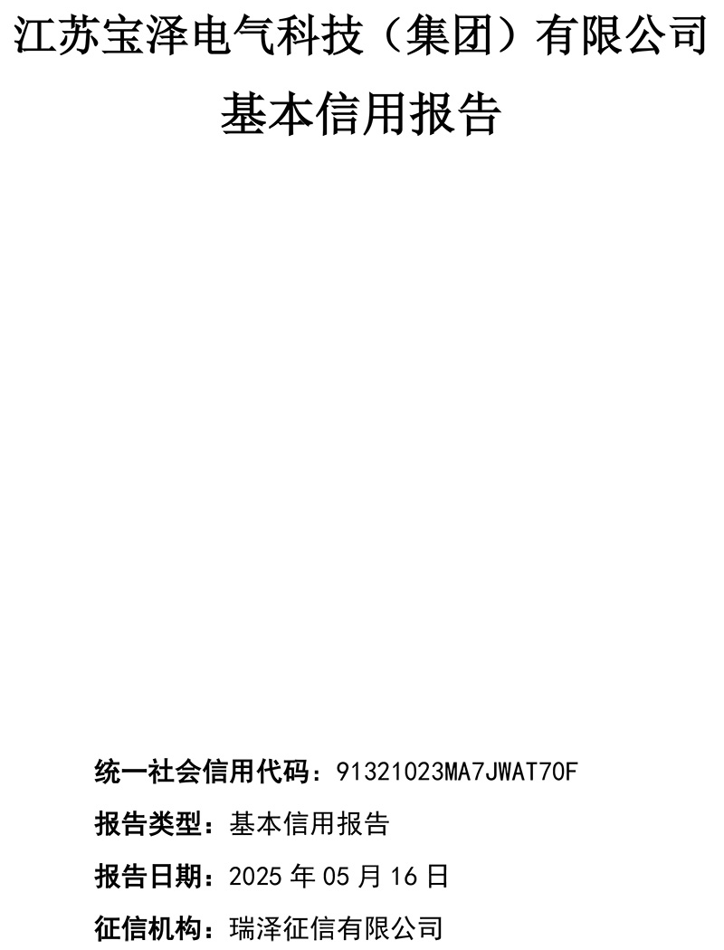 基本信用報告